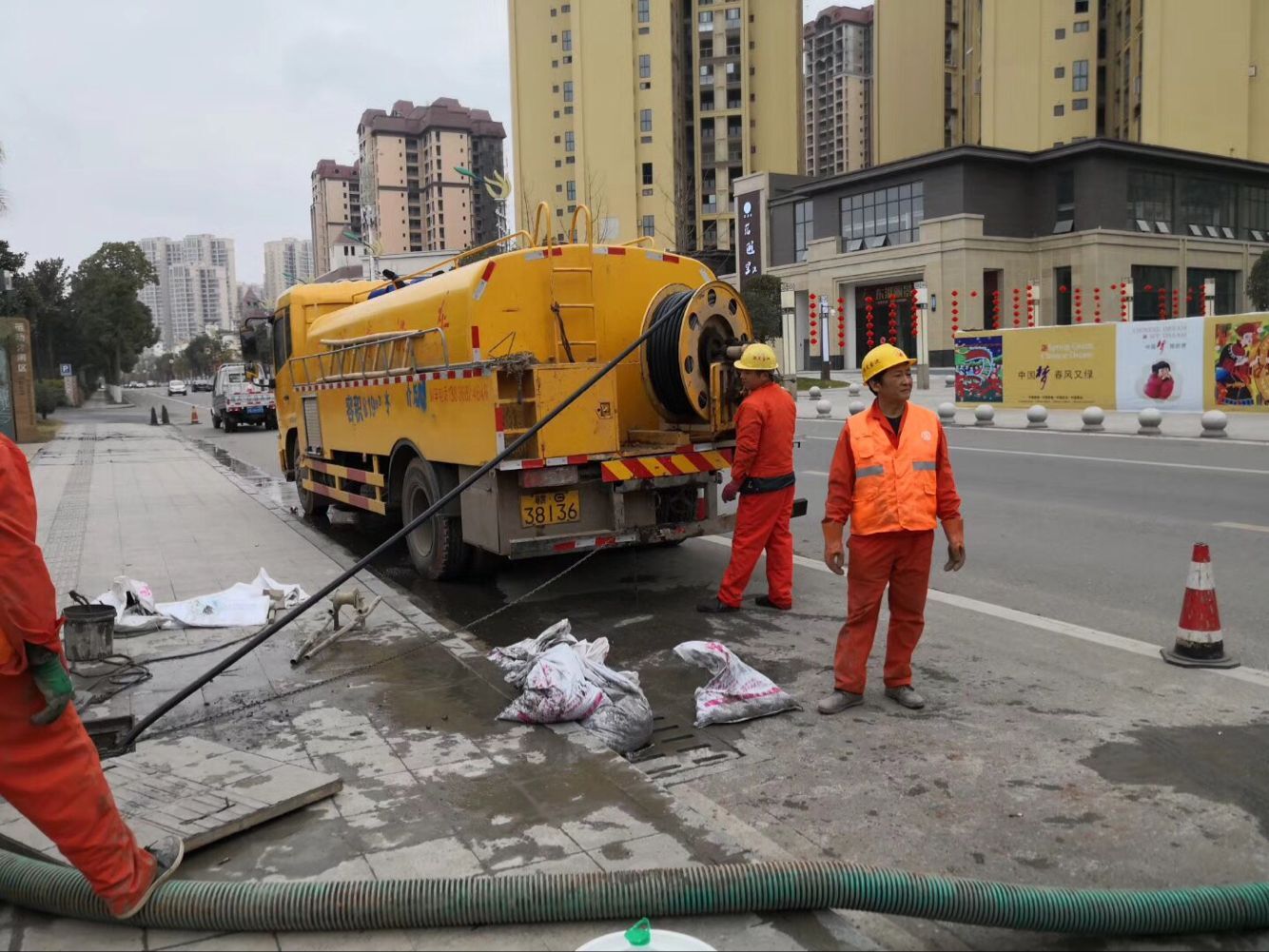 静安排污管道清淤-管道清洗
