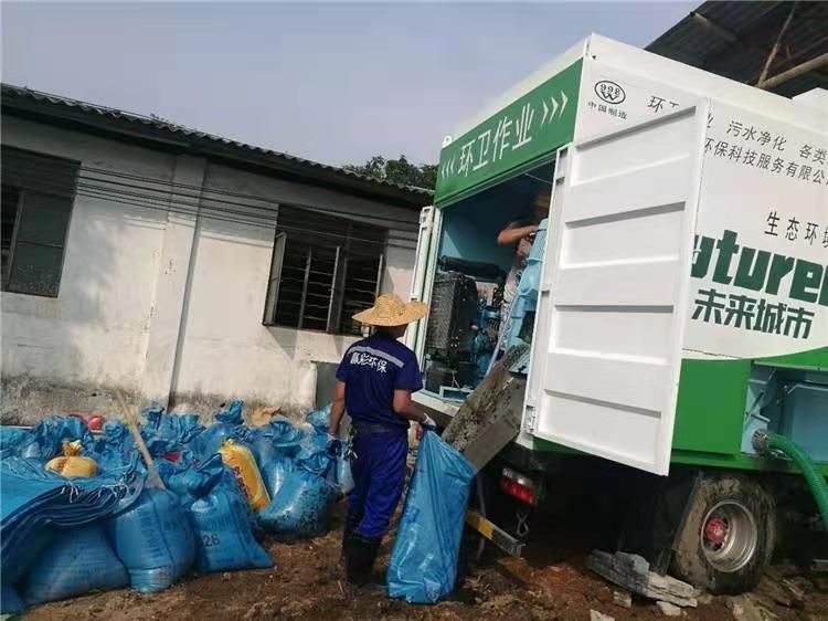 静安工业污泥压干处理